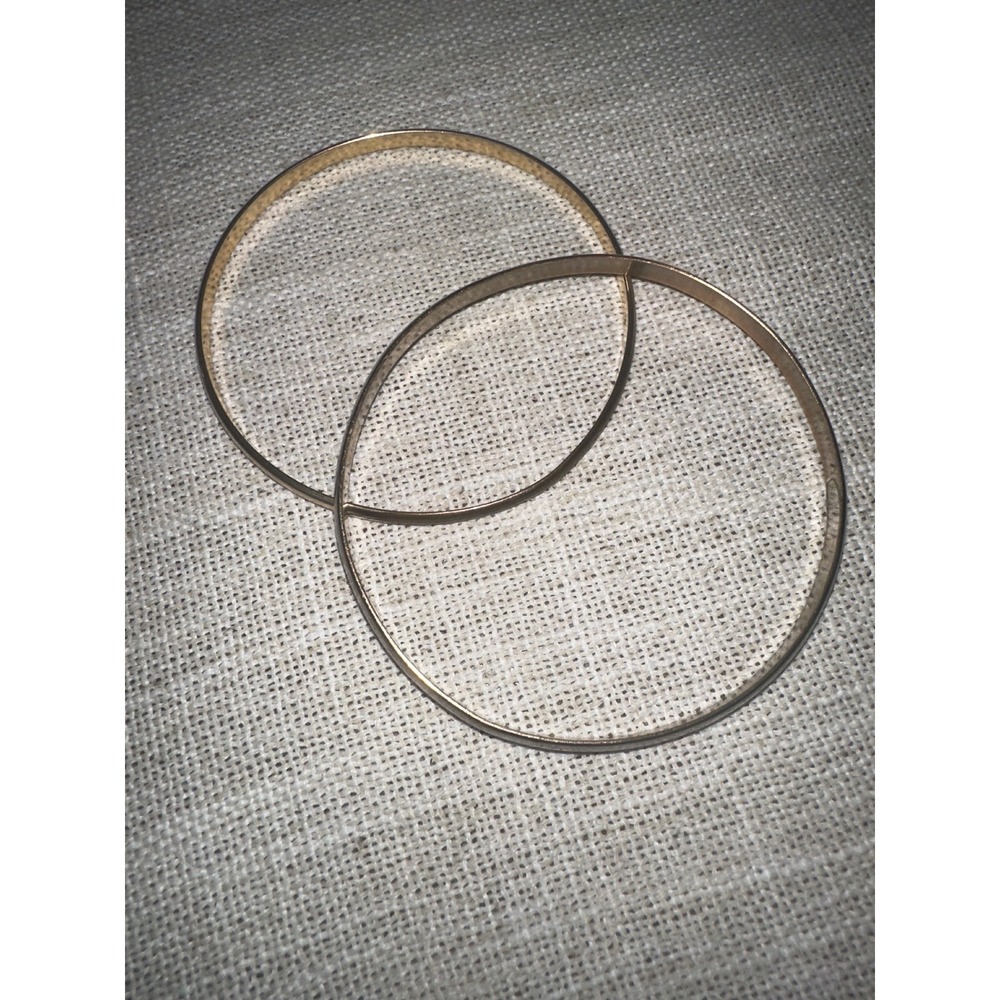 Vintage Danecraft & D.F. Briggs 12K Gold Filled Bangle Lot - Misshapen Craft